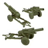 BMC Toys Classic Marx WW2 Howitzer OD Green Vignette