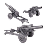 BMC Toys Classic Marx WW2 Howitzer Silver-Gray Vignette