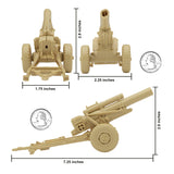 BMC Toys Classic Marx WW2 Howitzer Tan Scale