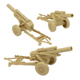 BMC Toys Classic Marx WW2 Howitzer Tan Vignette