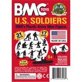 BMC Toys Classic Marx WW2 Marines Red Insert Art Card Square