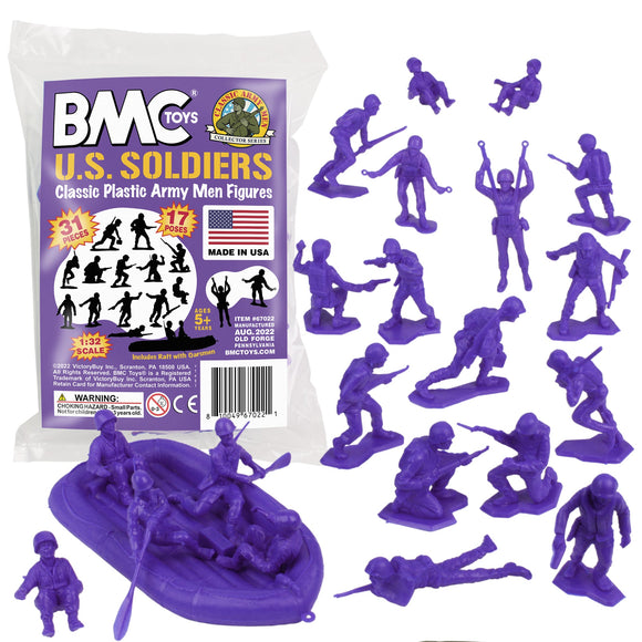 BMC Toys Classic Marx WW2 Soldiers Purple Main