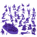 BMC Toys Classic Marx WW2 Soldiers Purple Vignette