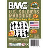 BMC Toys Classic Marx WW2 Us Marching OD Green Insert Art Card