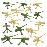 BMC Toys Classic Mpc Army Machine Guns Tan OD Green Vignette