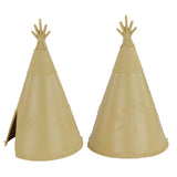 BMC Toys Classic Plains Indian Teepees Tan Close Up