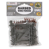 BMC Toys Classic Toy Soldiers Accessory Barbed Wire Gray Playset Accessories Package