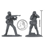 BMC Toys Classic Toy Soldiers WW2 German Assault Support Figures Gray Scale
