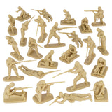 BMC CTS WW2 Japanese Plastic Army Men - 24pc Tan Imperial Japan Soldier Figures