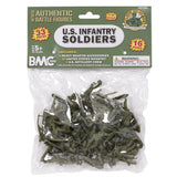 BMC Toys Classic Toy Soldiers WW2 US Soldier Figures OD Green Package