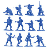 BMC Toys Plastic Army Women Blue A Back
