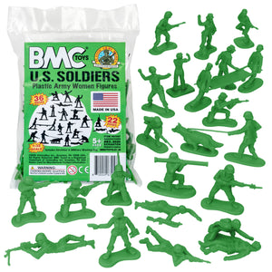 BMC Toys Plastic Army Women Green Main