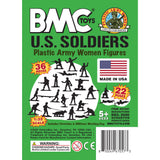 BMC Toys Plastic Army Women Green Insert Art Card