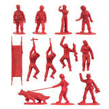 BMC Toys Plastic Army Women Red B