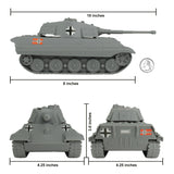 BMC Toys Tiger Tank Gray Scale