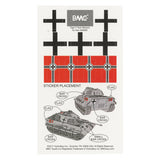 BMC Toys Tiger Tank Gray Sticker