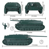 BMC Toys WW2 Jagdpanzer German Tank Destroyer Forest Green Scale