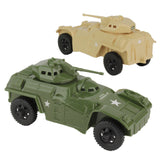 Tim Mee Toy Armored Car Tan Olive Main