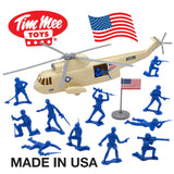 Tim Mee Toy Army Helicopter Olive Main 2020
