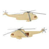 Tim Mee Toy Army Helicopter Tan Side