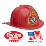 Tim Mee Toy Helmet Fireman Red Main
