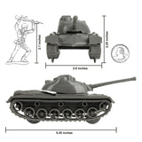Tim Mee Toy Tank Gray 3 Scale