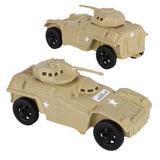 Tim Mee Toy Modern Armored Cars Tan Vignette