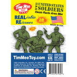 Tim Mee Toy WW2 Plastic Army Men DK Novelties OD Green Insert Art