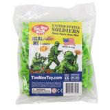 Tim Mee Toy Plastic Army Men Lime Green Package