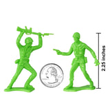 Tim Mee Toy Plastic Army Men Lime Green Scale