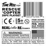 Tim Mee Toy Army Medical Rescue Helicopter Tan Label Art