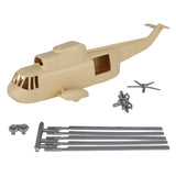 Tim Mee Toy Army Sea King Military Rescue Helicopter Tan Parts