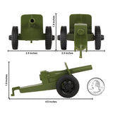 Tim Mee Toy M3 Artillery Anti-Tank Cannon OD Green Scale