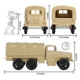 Tim Mee Toy 2.5 Ton Cargo Truck Tan Scale