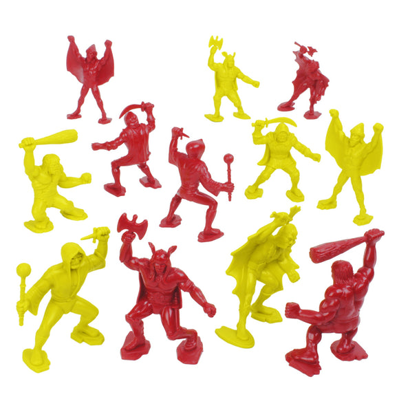 Tim Mee Toy Fantasy Figures Red & Yellow Vignette
