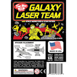 Tim Mee Toy Galaxy Laser Team Figures Red & Yellow Insert Art