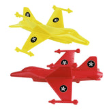 Tim Mee Toy Galaxy Laser Team Figures Red & Yellow Ships