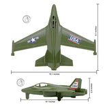 Tim Mee Toy Fighter Jet OD Green Scale