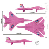 Tim Mee Toy Combat Jets Pink Scale