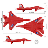 Tim Mee Toy Combat Jets Red Scale