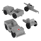 Tim Mee Toy Patrol Gray Front and Back Views