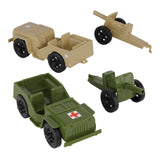 Tim Mee Toy Combat Patrol OD Green and Tan Front and Back Views