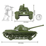 Tim Mee Toy M48 Patton Tank OD Green Scale
