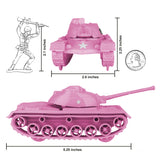 Tim Mee Toy M8 Patton Tank Pink Scale