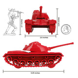 Tim Mee Toy Red M48 Patton Tank Scale