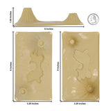 Tim Mee Toy Volcanic Geyser Terrain 3pc Tan Accessory Scale